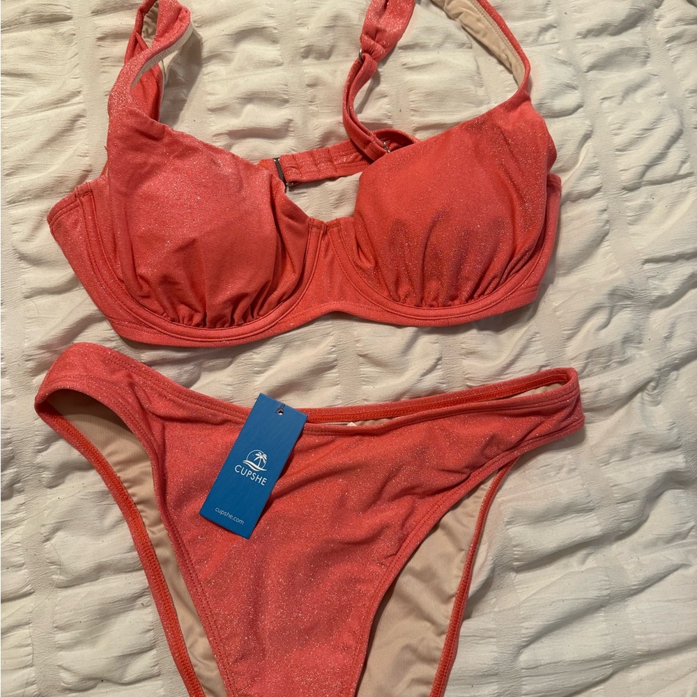 Coral Bikini Set - Picture 3 of 7